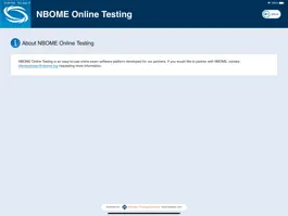 Game screenshot NBOME Online Testing apk