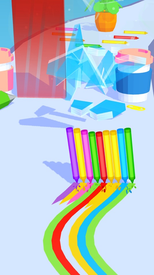 #3. Pencil Rush 3D (iOS) By: Gismart