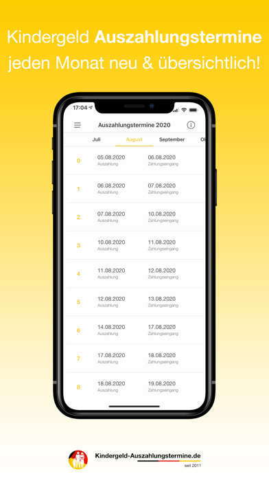 Kindergeld Pro 2021 Screenshot