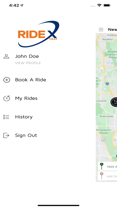 Ride X Taxi Screenshot 2 - AppWisp.com Ride X Taxi Screenshot 2 - AppWisp.com