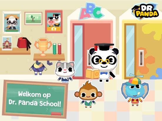 Dr. Panda School iPad app afbeelding 1