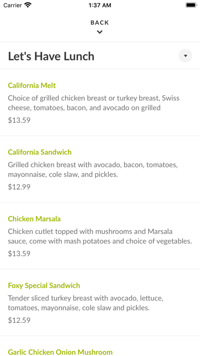 Hungry Fox North Hollywood Screenshot
