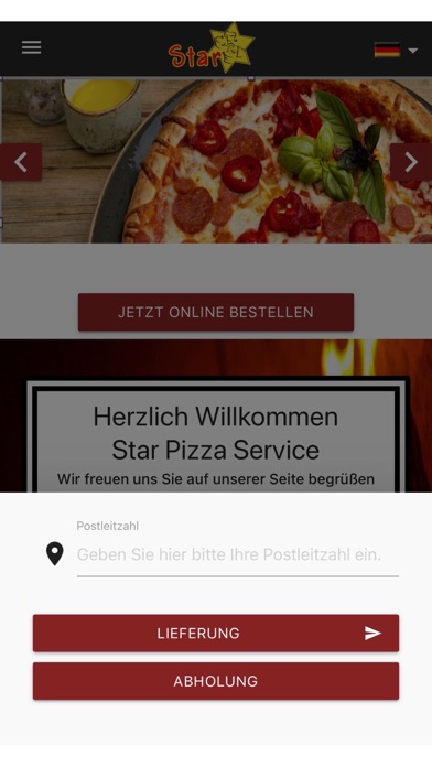 Star Pizza Service Screenshot