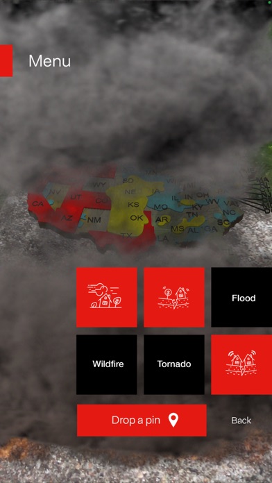 Screenshot 4 of Hiscox Natural Disaster Map App