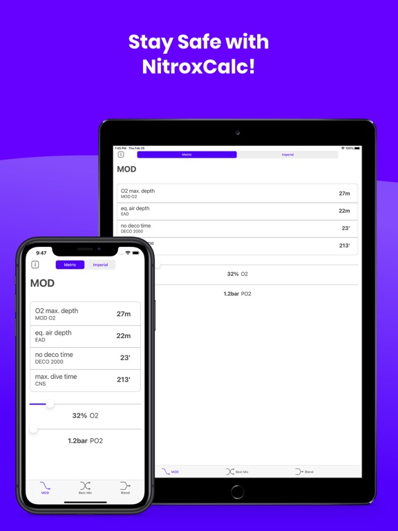 Screenshot #4 pour NitroxCalc