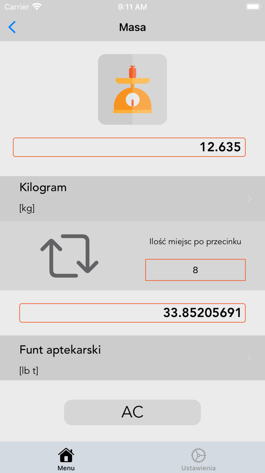 #3. Unit Converter Lite (iOS) Av: Tomasz Parys