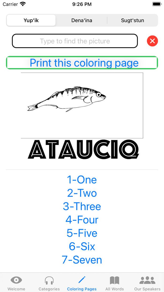 CHILD Alaska Native Languages