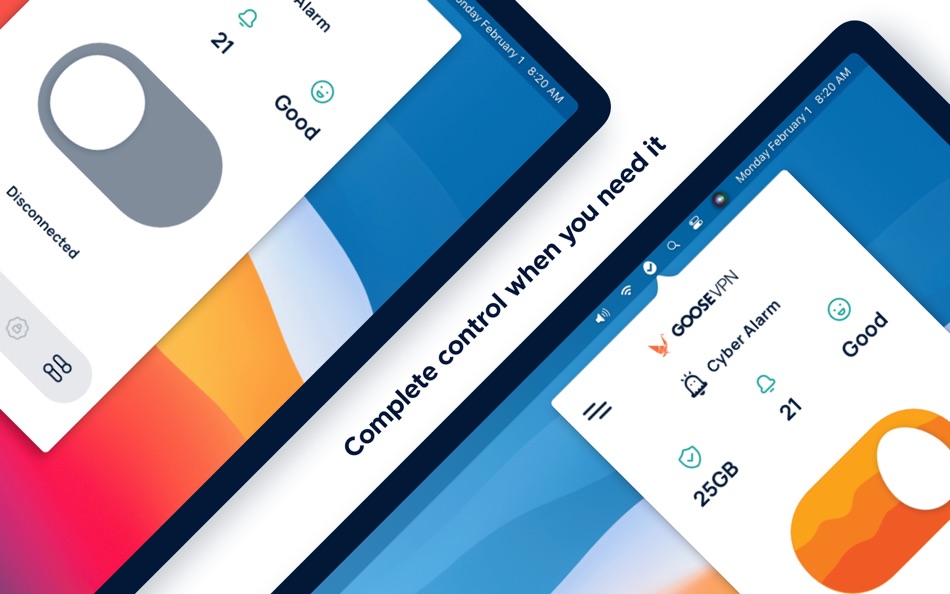 #3. GOOSE VPN (macOS) Podle: Robru B.V.