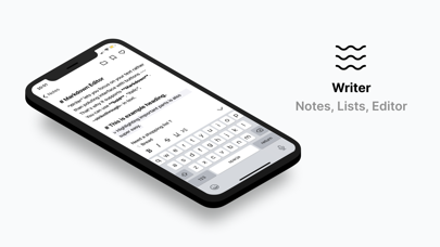Writer - Notes, Lists, Editor Screenshot