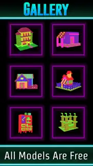 glow house voxel - neon draw iphone screenshot 1