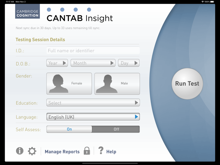 Cantab Insight
