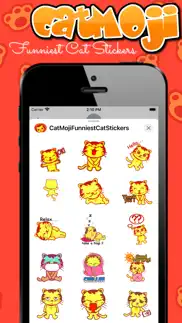 catmoji funniest cat stickers iphone screenshot 3