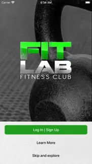 fitlab fitness club iphone screenshot 1