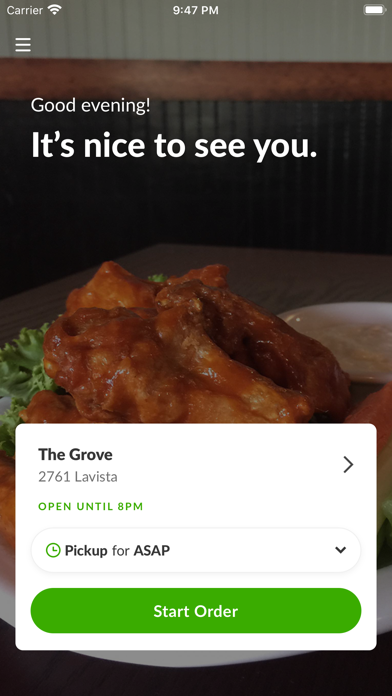 The Grove Restaurant Screenshot