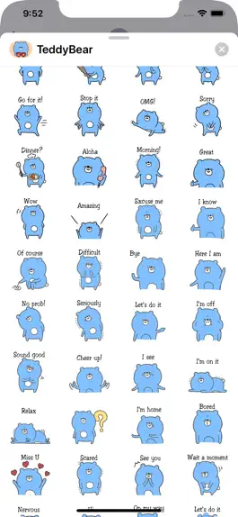 Game screenshot Teddy Bear Stickers Pack mod apk
