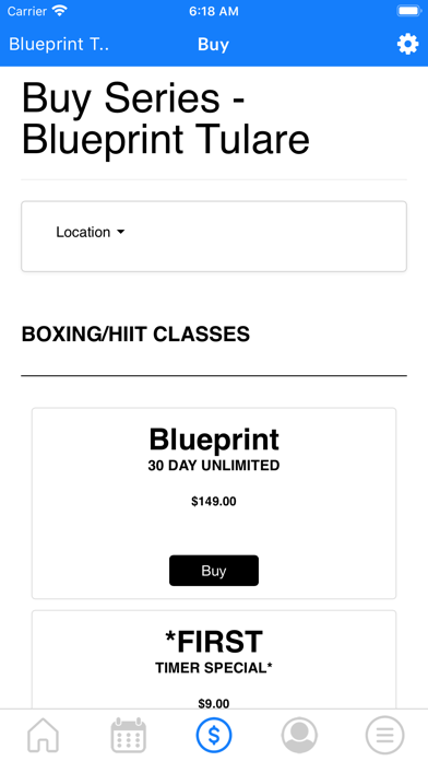 Blueprint Boxing Gym Screenshot