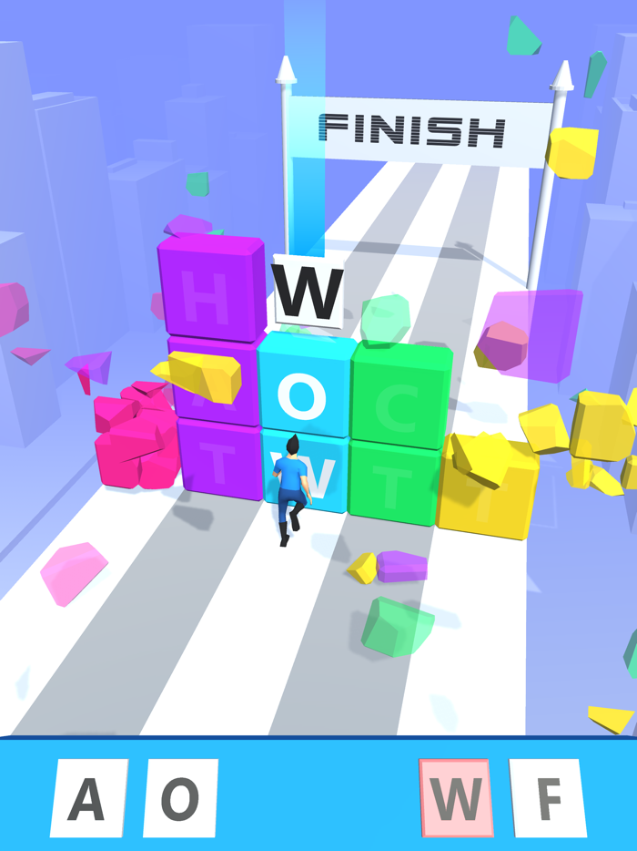 Words Run 3D