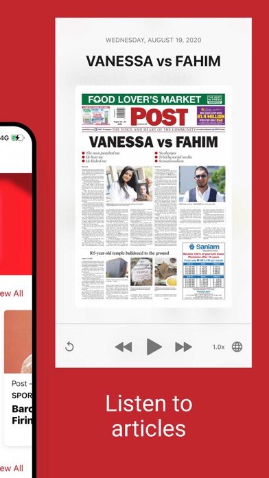 Post SA Screenshot