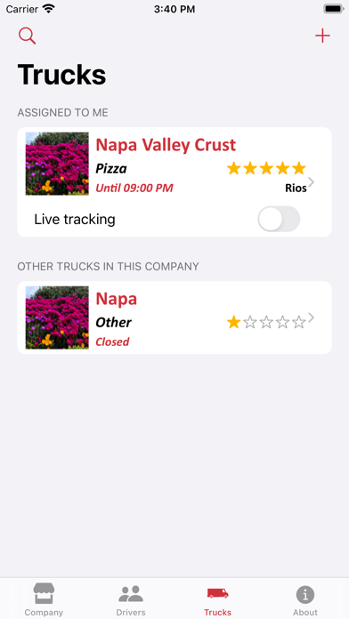 mFood™ - Food Truck Vendor App Screenshot