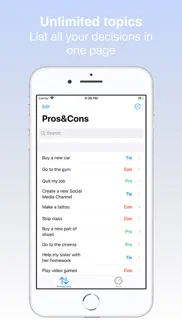 How to cancel & delete pros & cons - decision pro 3