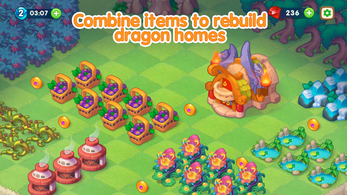 Dragon Magic - merge games