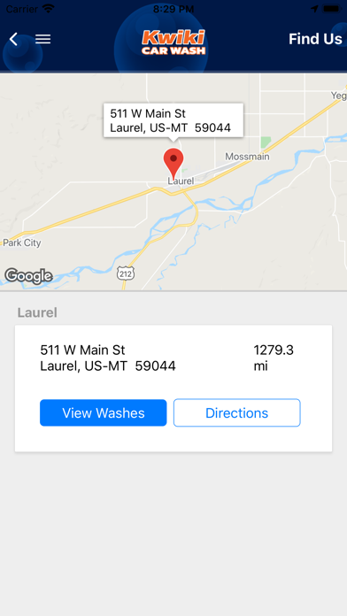 Kwiki Car Wash Screenshot