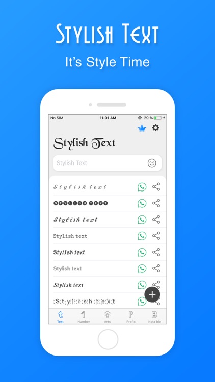 Stylish Text - Fonts, Keyboard screenshot-0