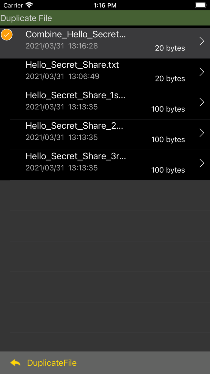 Secret Share