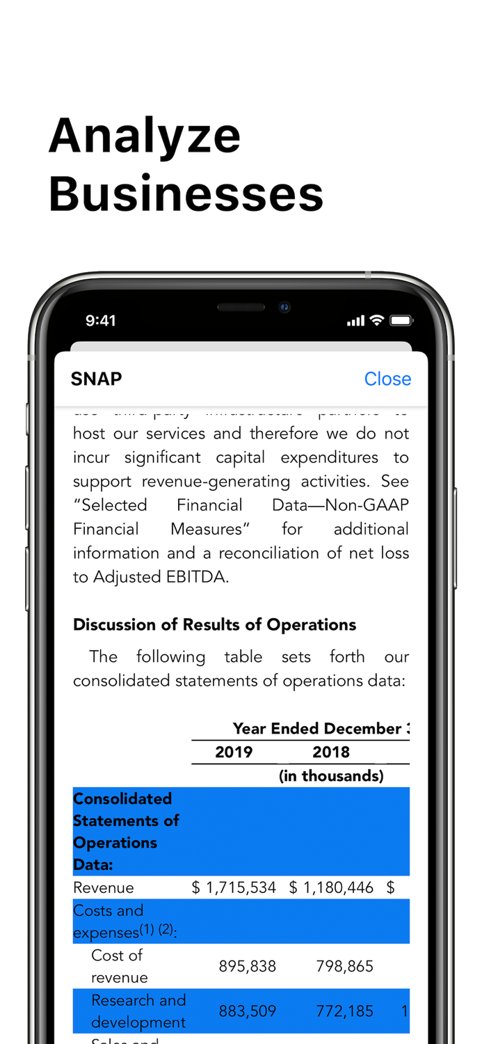 Stox - Financial Reports