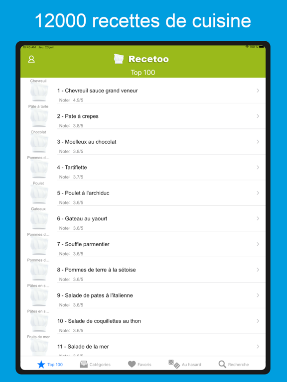 Screenshot #4 pour Recettes de cuisine (12000)