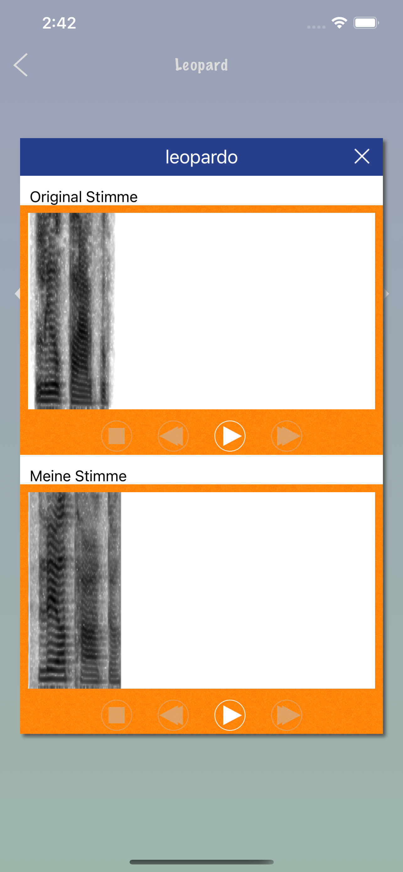 Portugiesisch Wort Flashcard