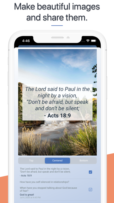 Bible Thoughts Daily Verses Screenshot
