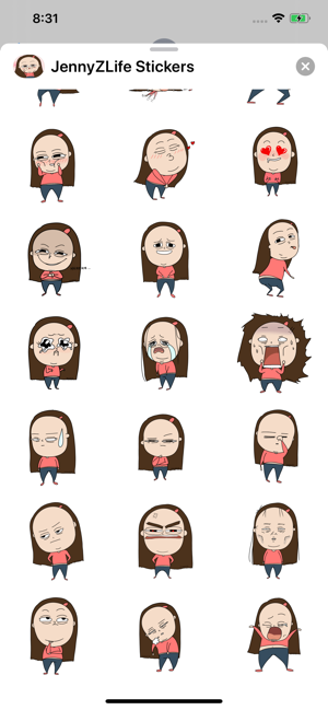 JennyZLife Stickers(圖2)-速報App