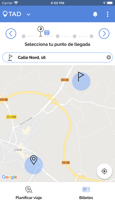 TAD - Transporte a Demanda Screenshot