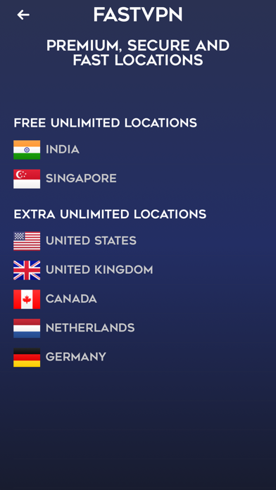 Fast VPN - Unlimited Proxy screenshot 2