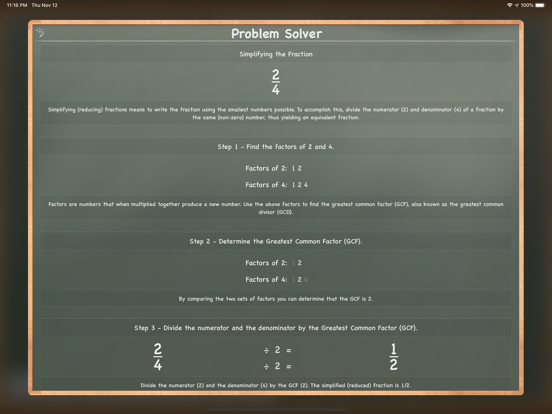 MathBoard Fractions iPad app afbeelding 7