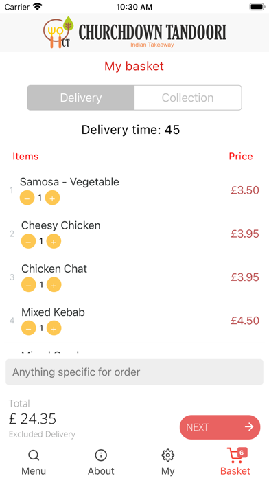 Churchdown Tandoori Screenshot