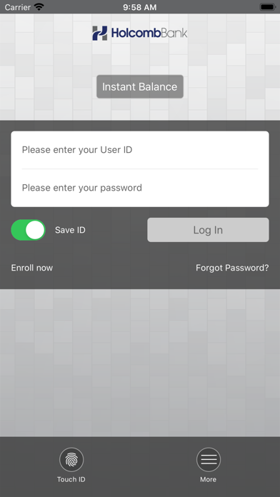 Holcomb Bank Consumer Screenshot