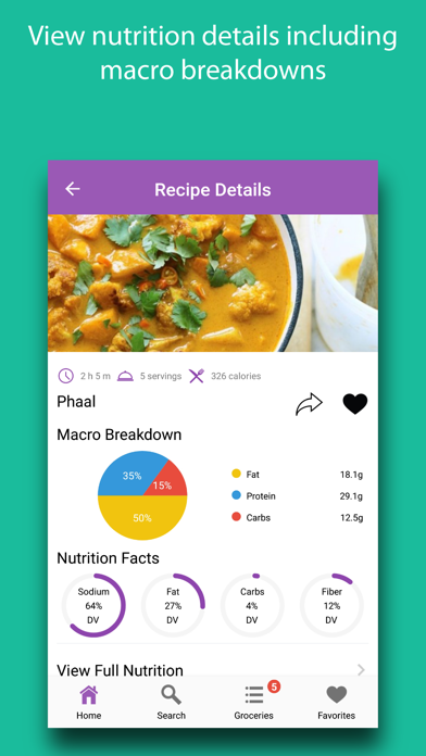 Indian Recipes & Ingredients Screenshot