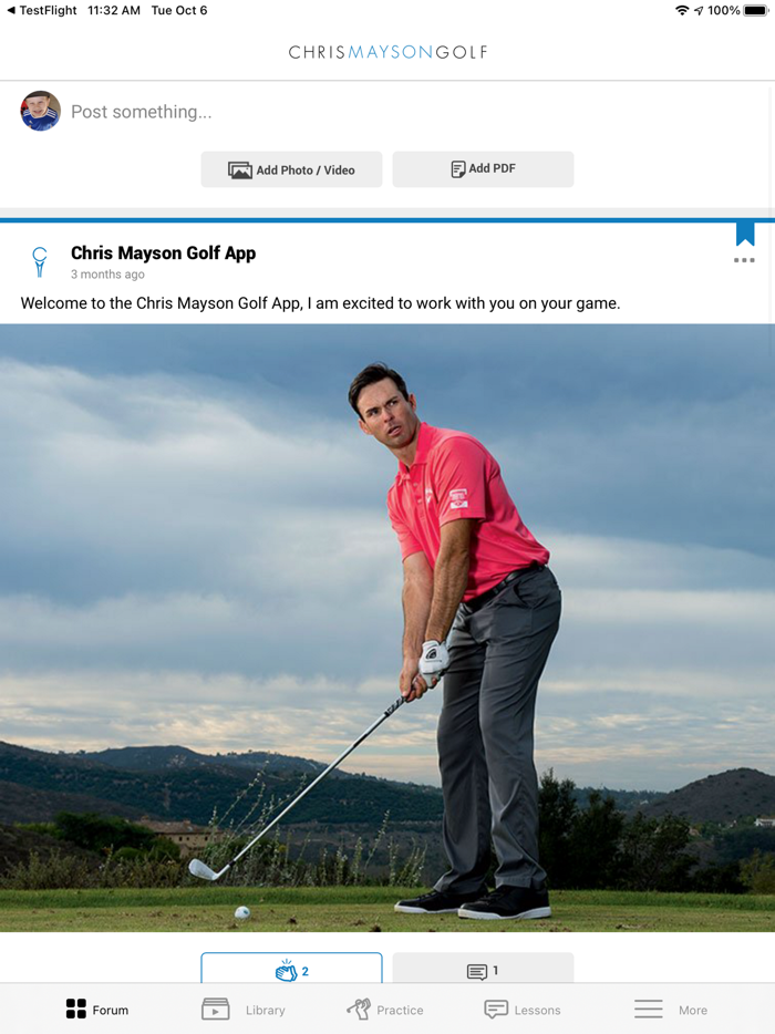 Chris Mayson Golf App