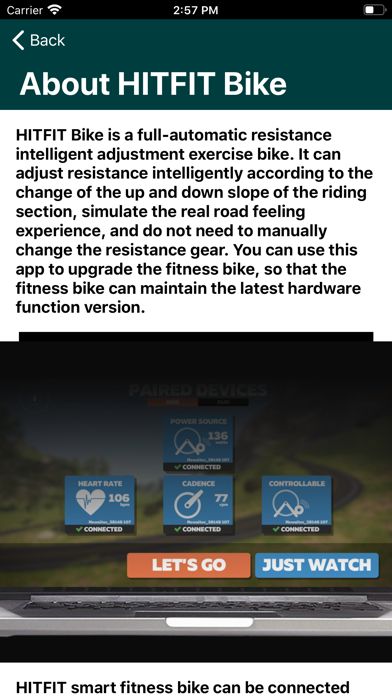HITFIT Bike Screenshot