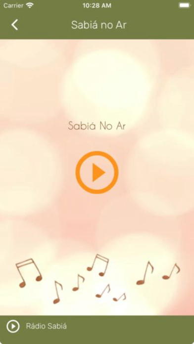 Rádio Sabiá app Screenshot