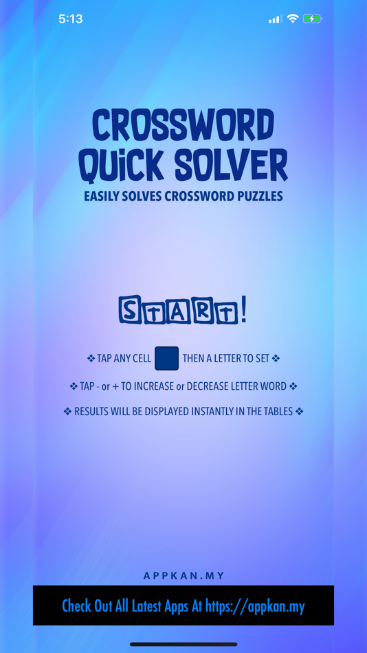 Crossword Quick Solver - 1.2 - (iOS)