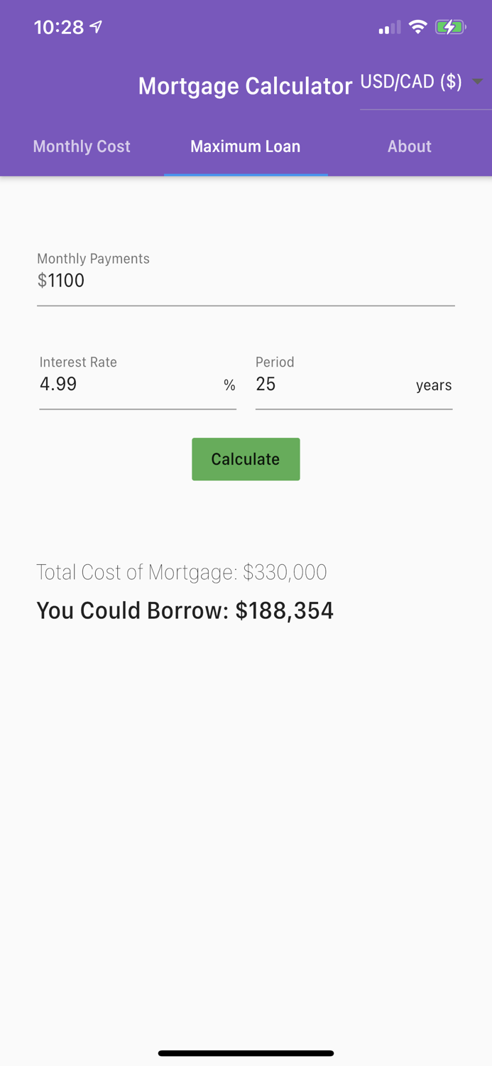 Mortgage Repayment Calculator