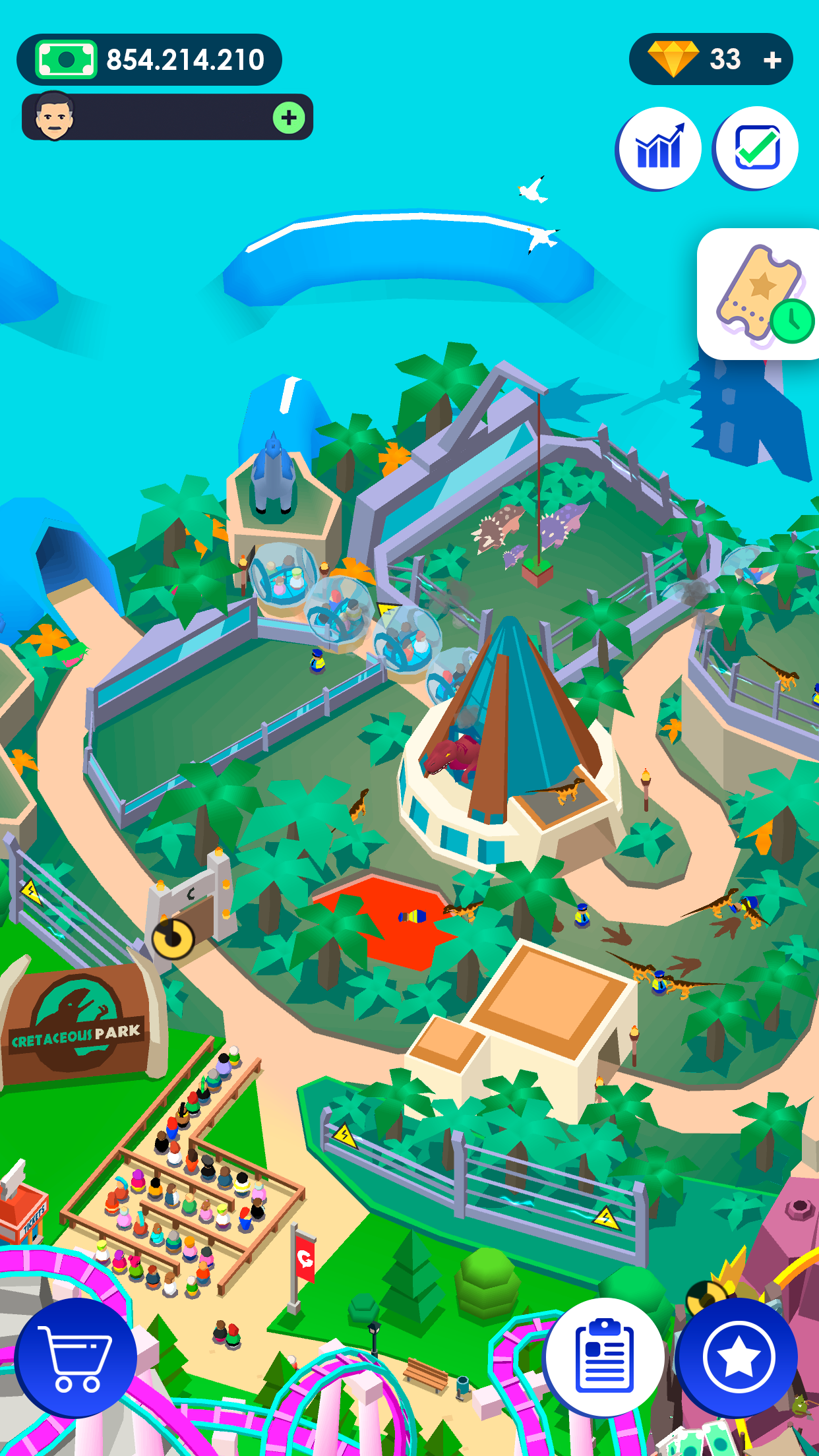 Idle Theme Park - Tycoon Game screenshot 6