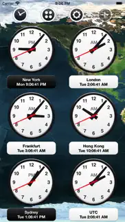 news clocks iphone screenshot 1