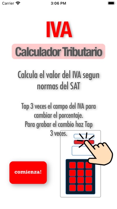 Screenshot #1 pour Calculadora IVA Sat Mexico