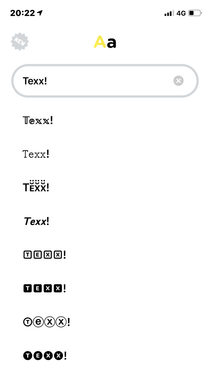Texx 字嗨