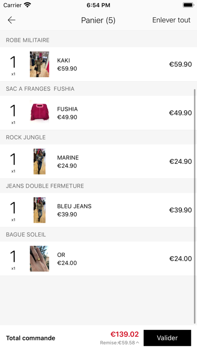 Maeva Shop Screenshot