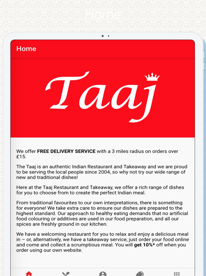 Taaj Restaurant and Takeaway